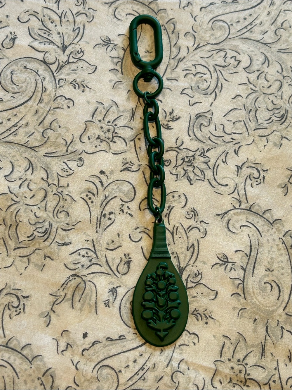 NWOT Free People Court Keyring - Heritage Green